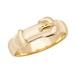 9ct Yellow Gold Buckle Ring